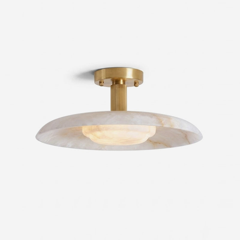 Avenorella Alabaster Flush Mount