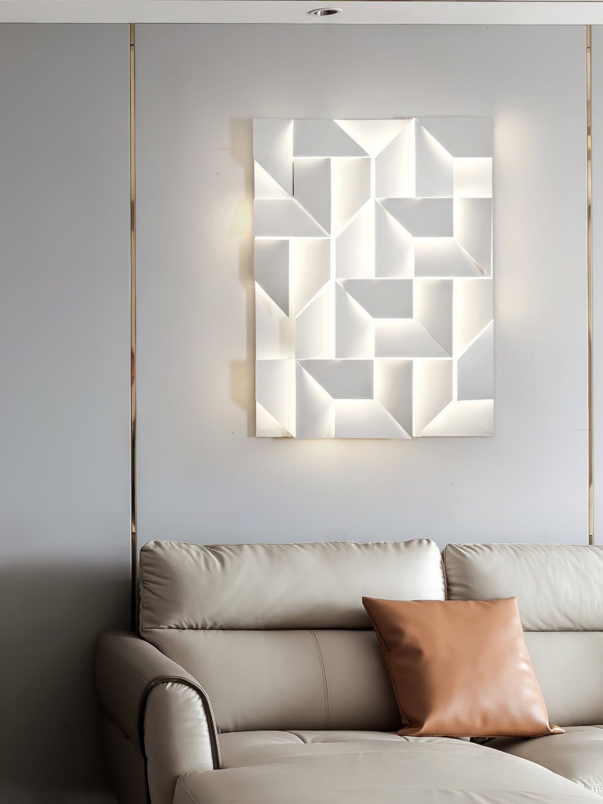 Deloza Shadows Rechargeable Grand Sconce Wall lamp