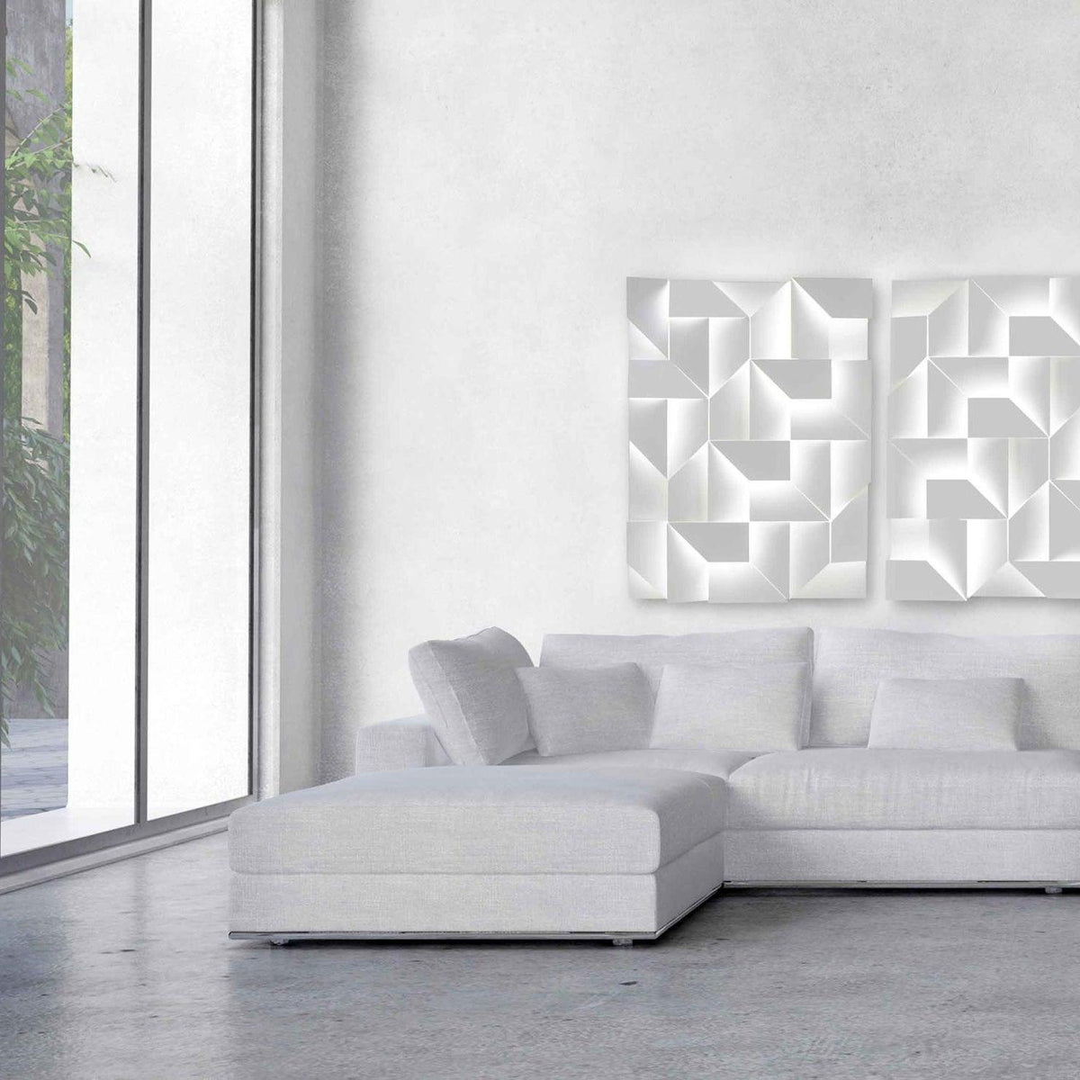 Deloza Shadows Rechargeable Grand Sconce Wall lamp