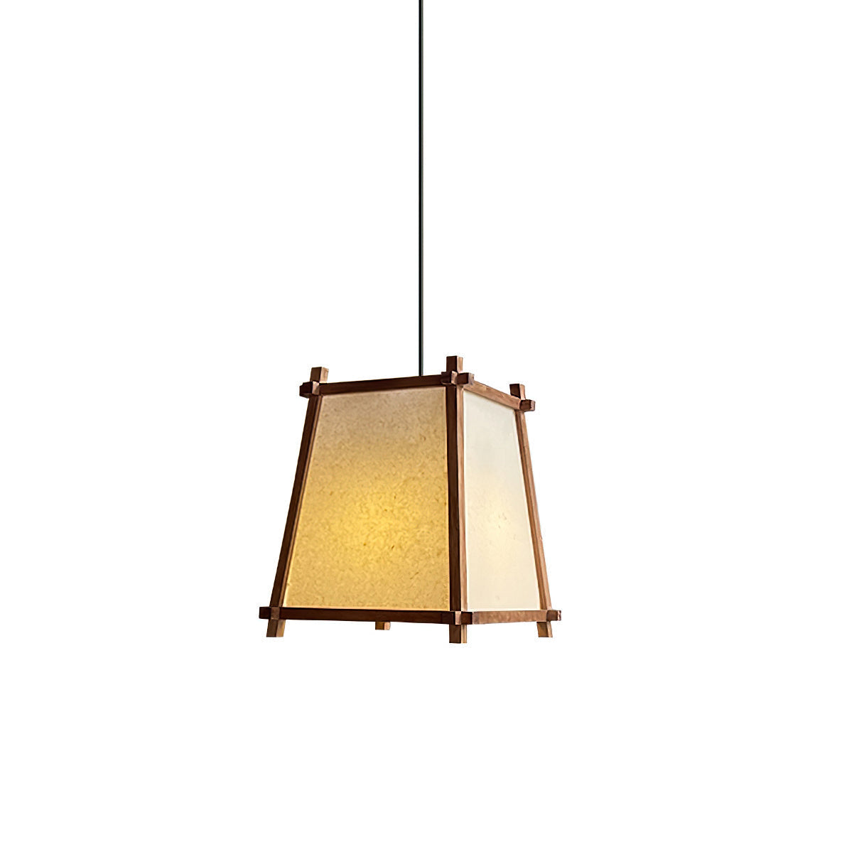 Ritta Pendant Light Fabric Geometric Frame