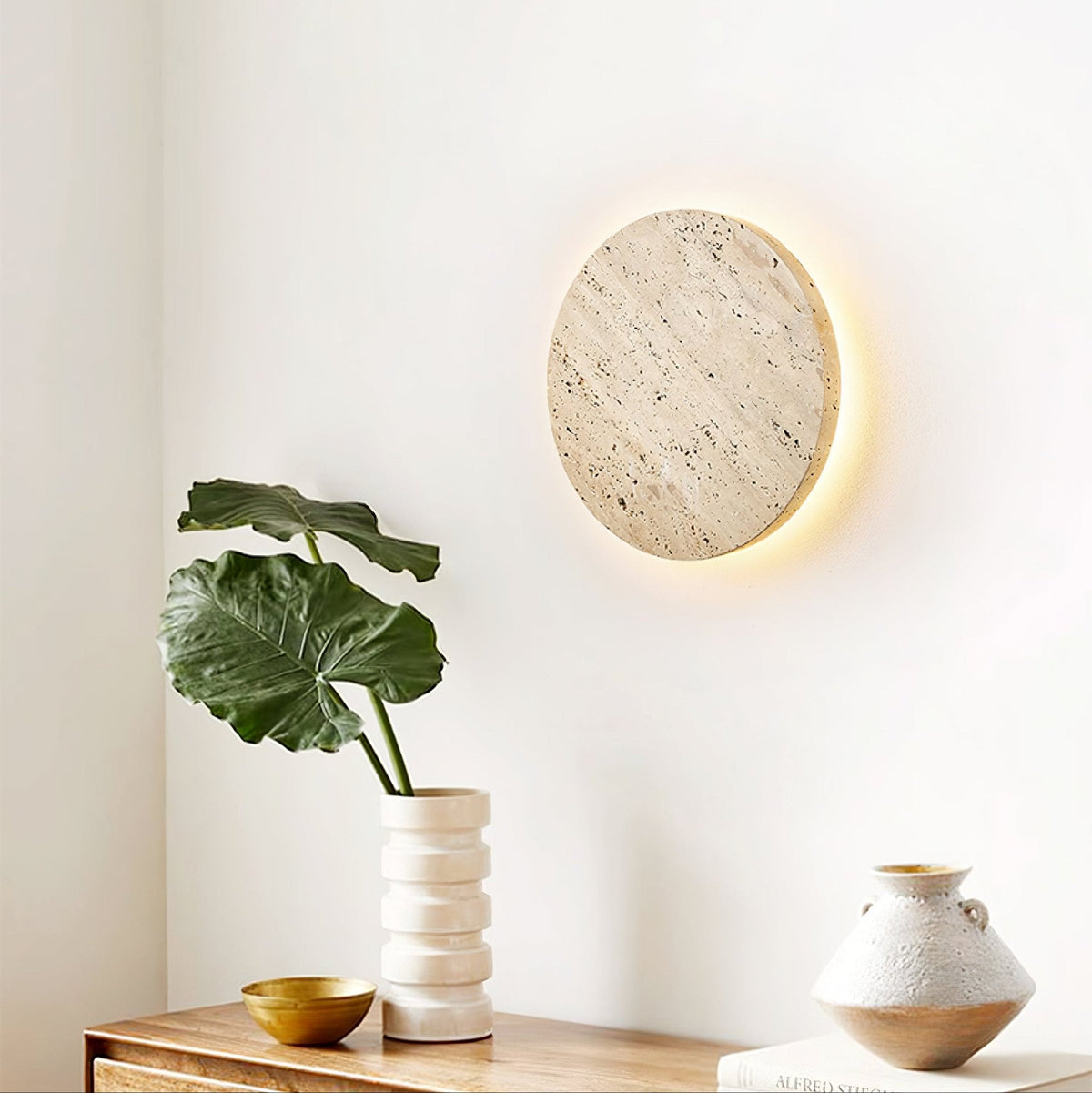 Artale Travertine Wall Light