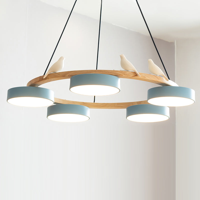 Tokagal Chandelier Bird Round