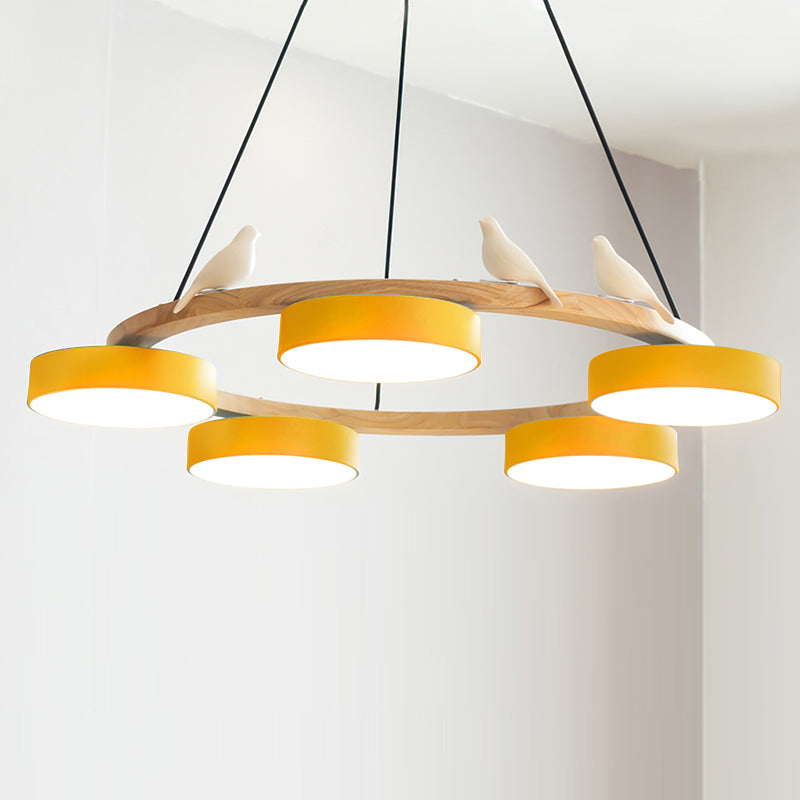 Tokagal Chandelier Bird Round