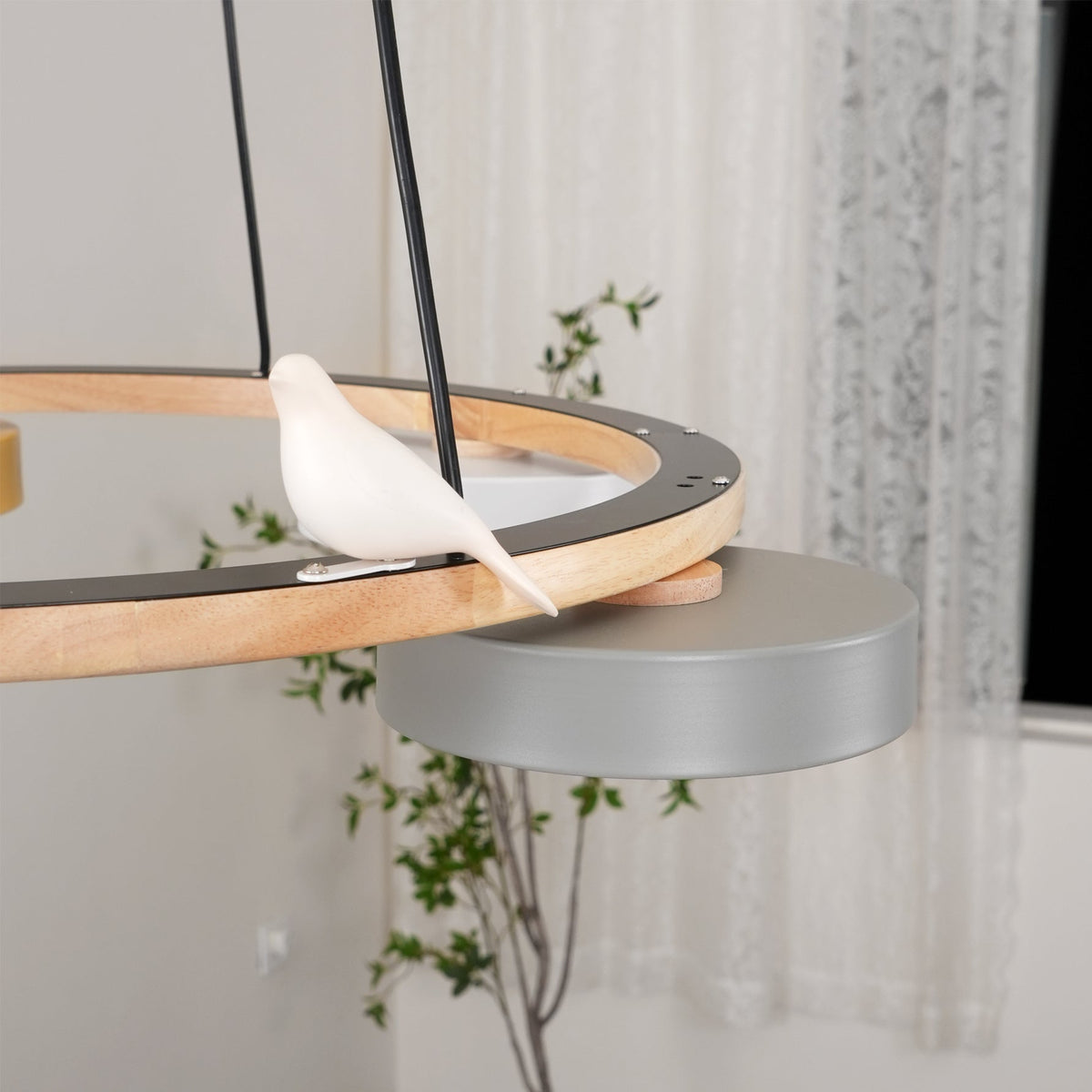 Tokagal Chandelier Bird Round