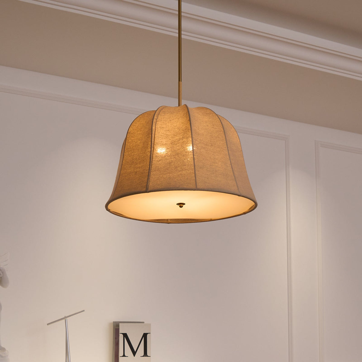 Guruvis Pendant Light Bell Fabric Line