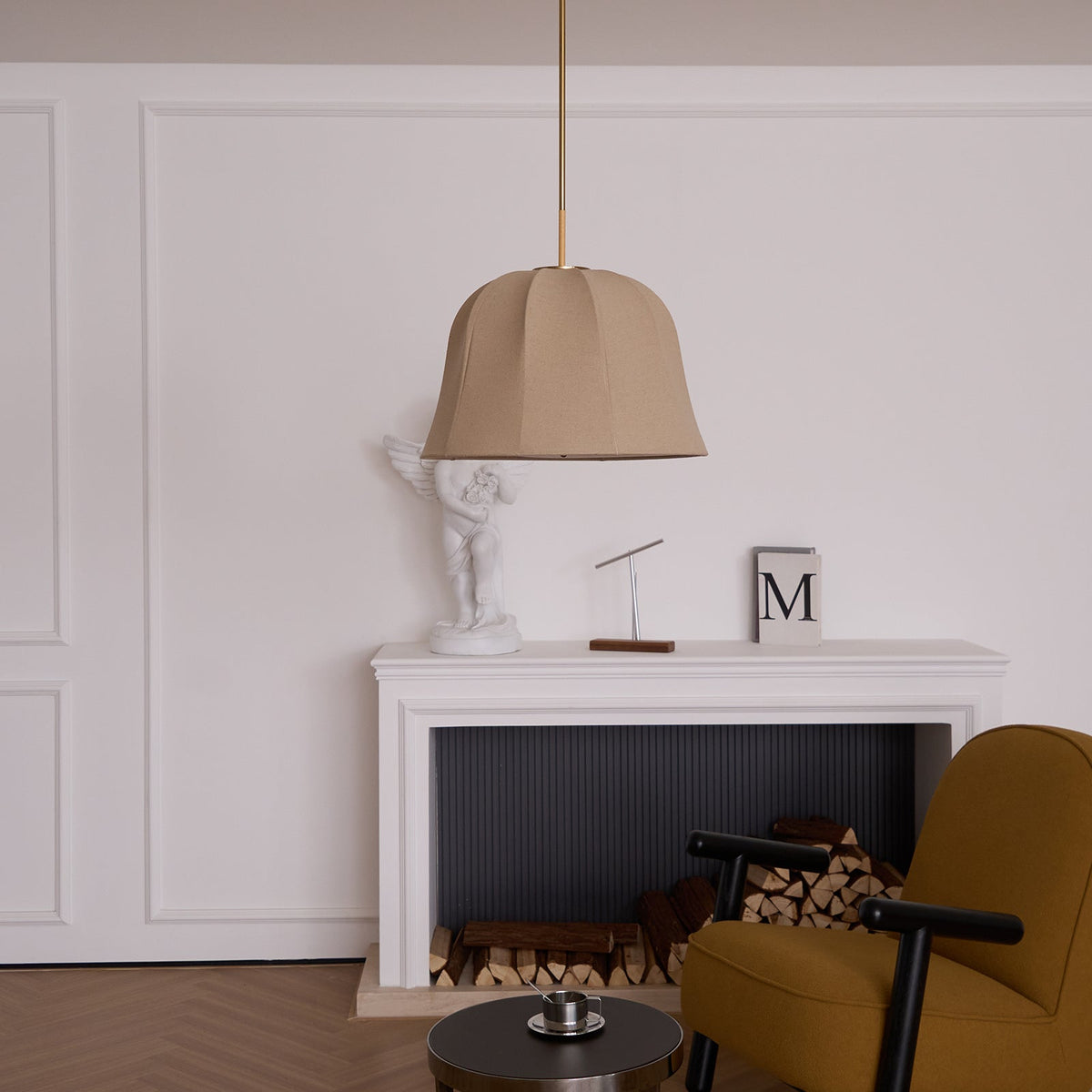 Guruvis Pendant Light Bell Fabric Line