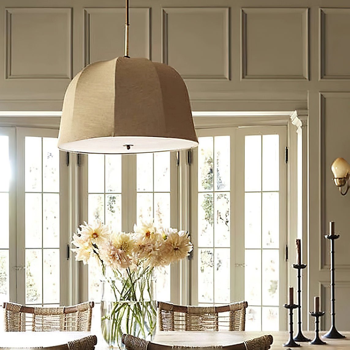 Guruvis Pendant Light Bell Fabric Line