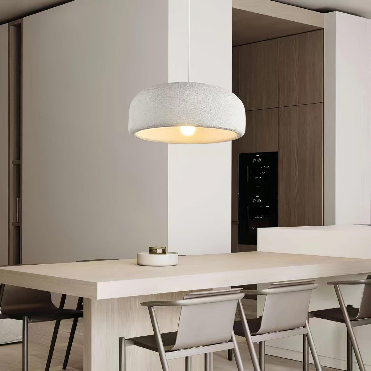 Fivigal Modern Cloud Dome Pendant Light, Gray