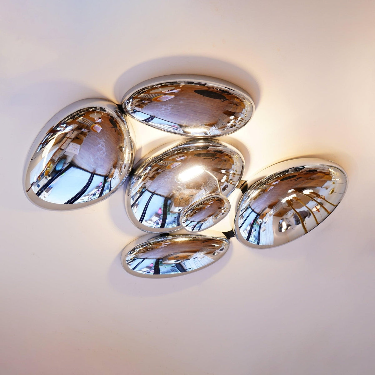 Radabes Contemporary Skydro Ceiling Light Smoke Gray