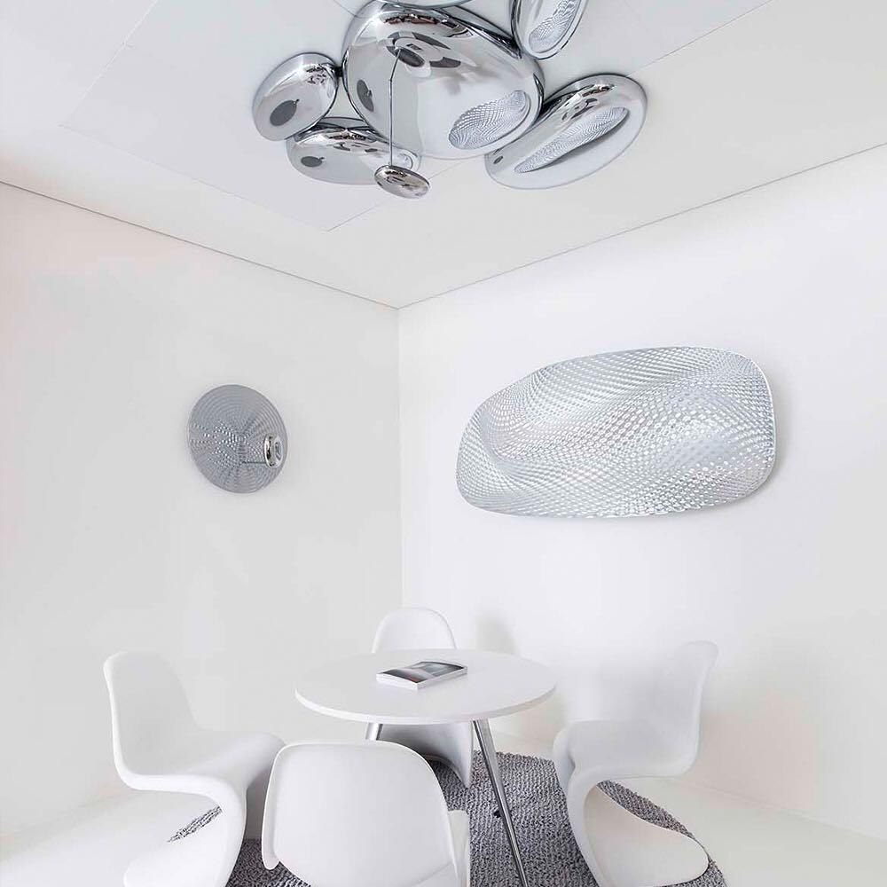 Radabes Contemporary Skydro Ceiling Light Smoke Gray