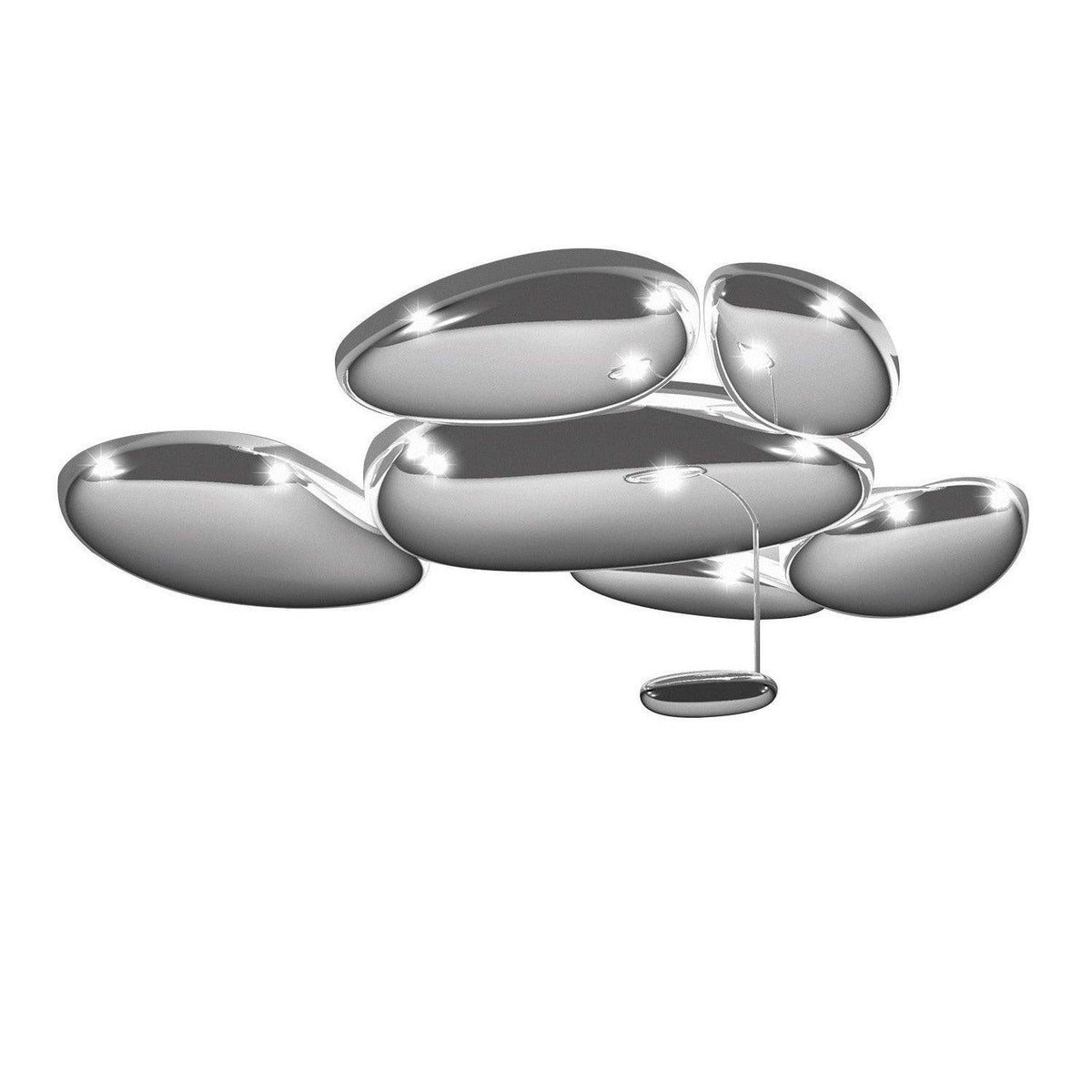 Radabes Contemporary Skydro Ceiling Light Smoke Gray