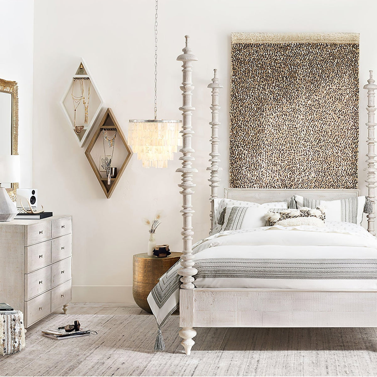 Coraise Luxury Shell Pendant Light