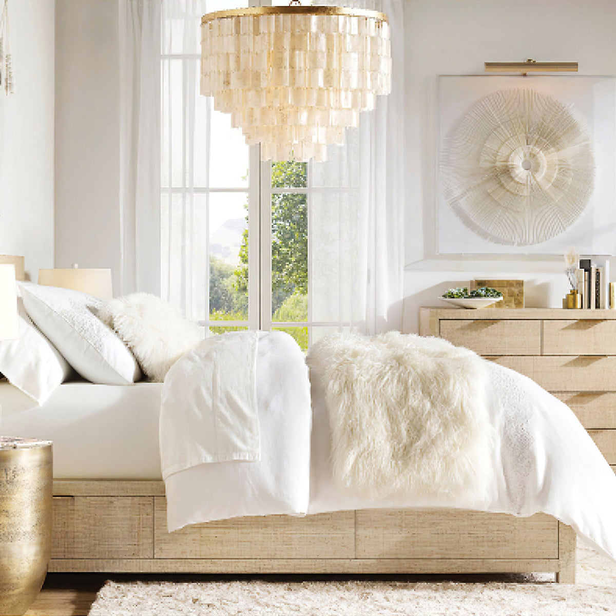 Coraise Luxury Shell Pendant Light
