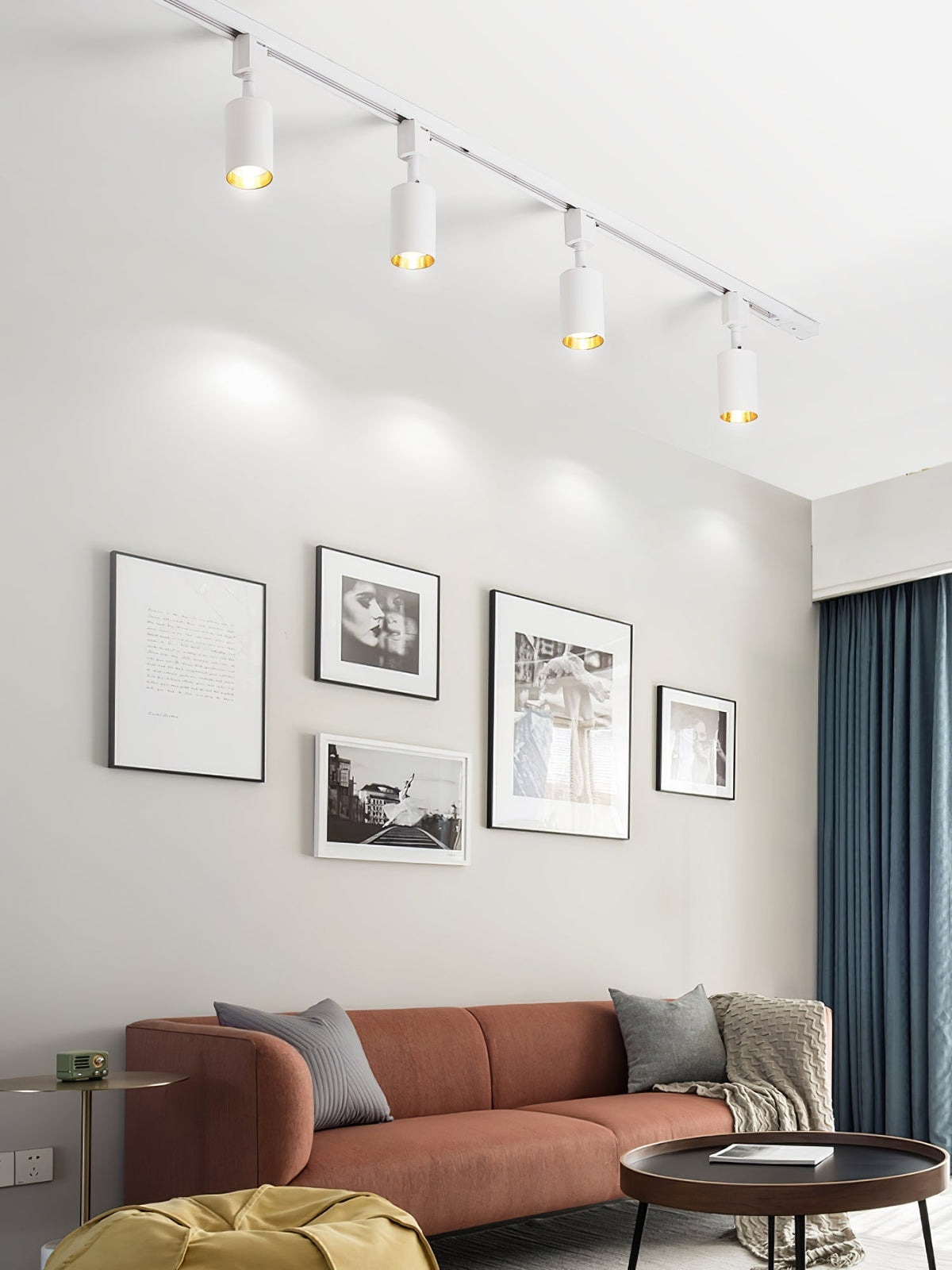 Galvyn Ceiling Lamp Sleek Cylinder Track with Minimalist