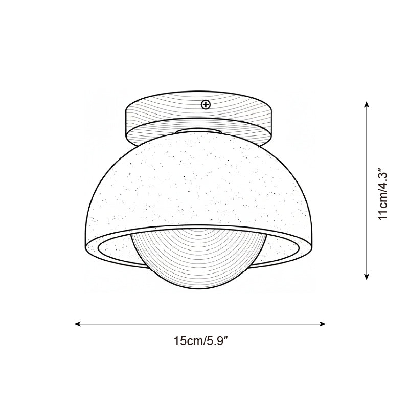 Calelaine Flush Mount Ceiling Lamp