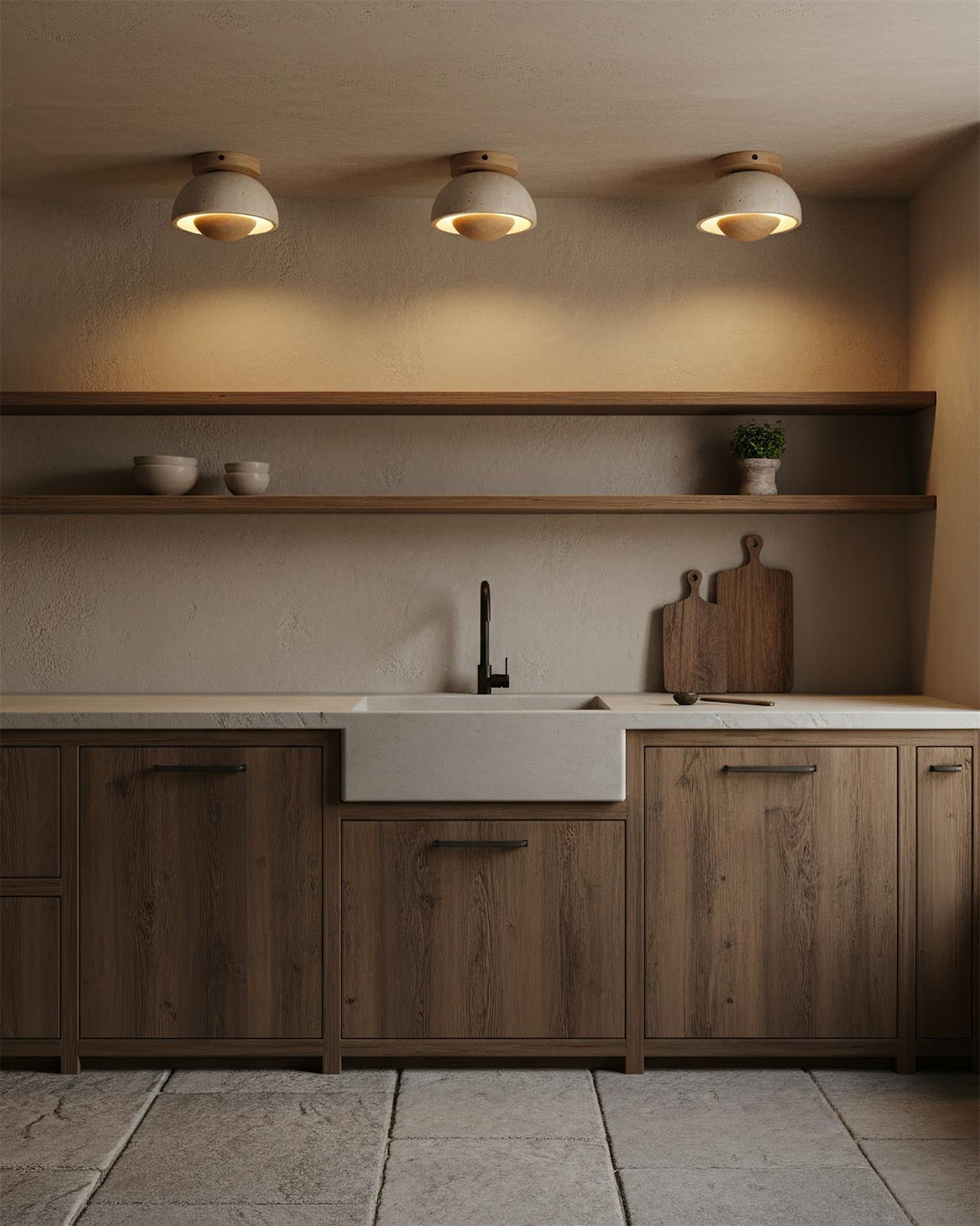 Calelaine Flush Mount Ceiling Lamp