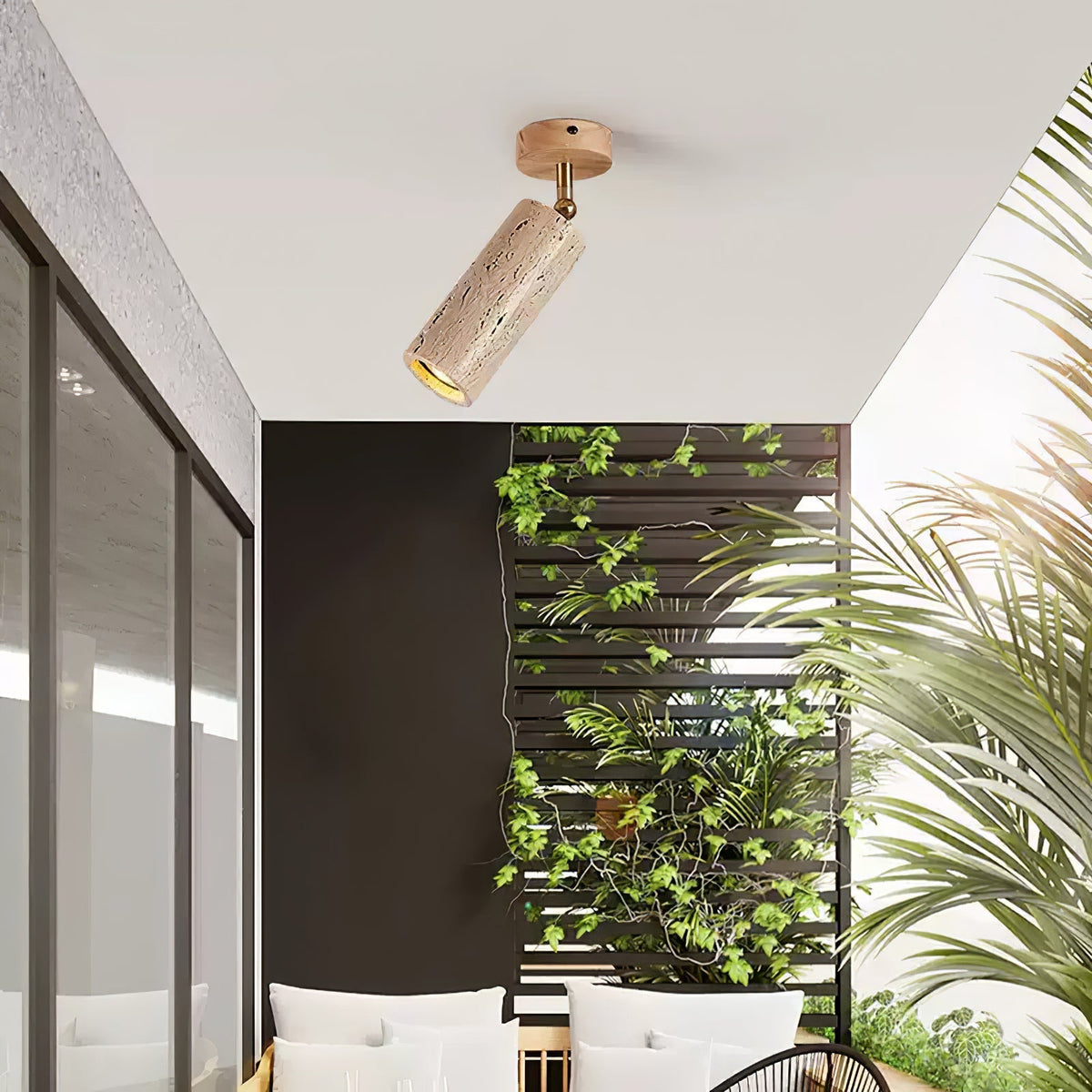 Mycaran Travertine Pendant Light