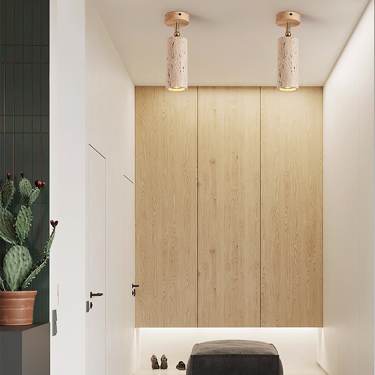 Mycaran Travertine Pendant Light