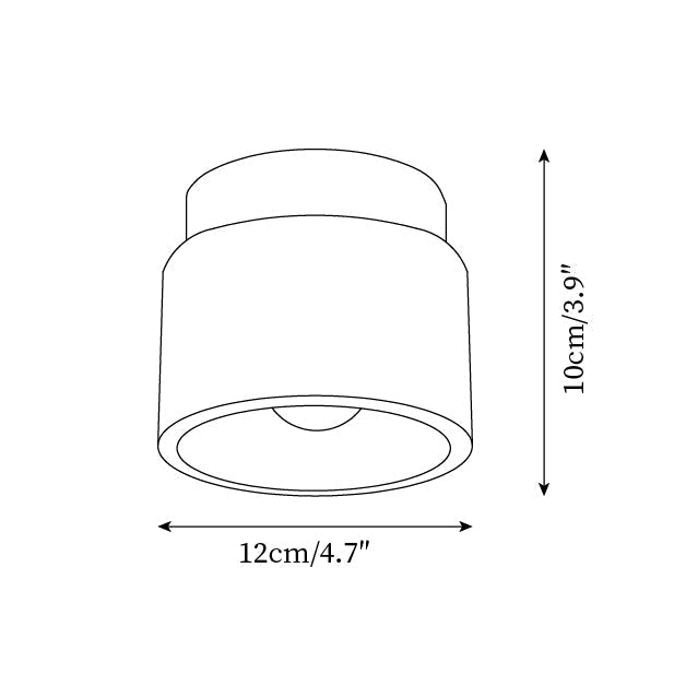 Lysaen Stone  Travertine Ceiling Light