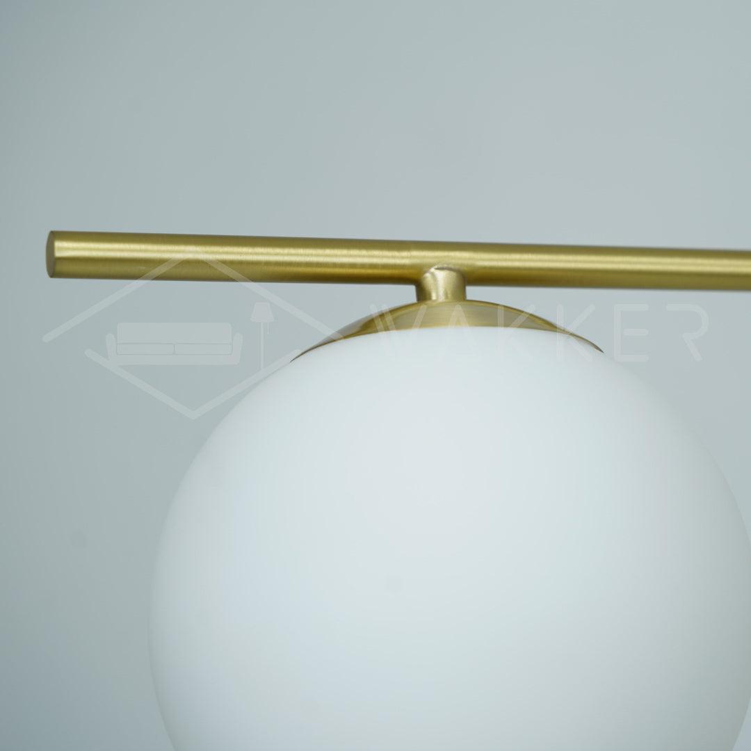 Casoella Chandelier Sphere & Stem Modern Gold LED