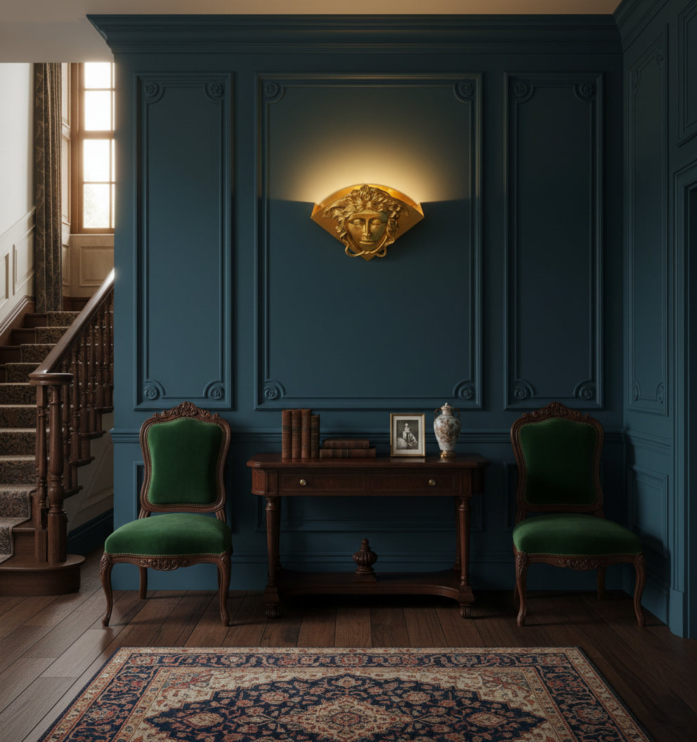 Sphinx Brass Wall Lamp