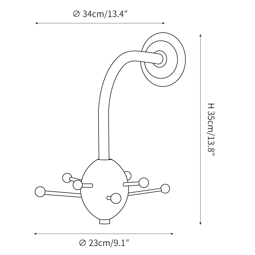Noruette Wall Light