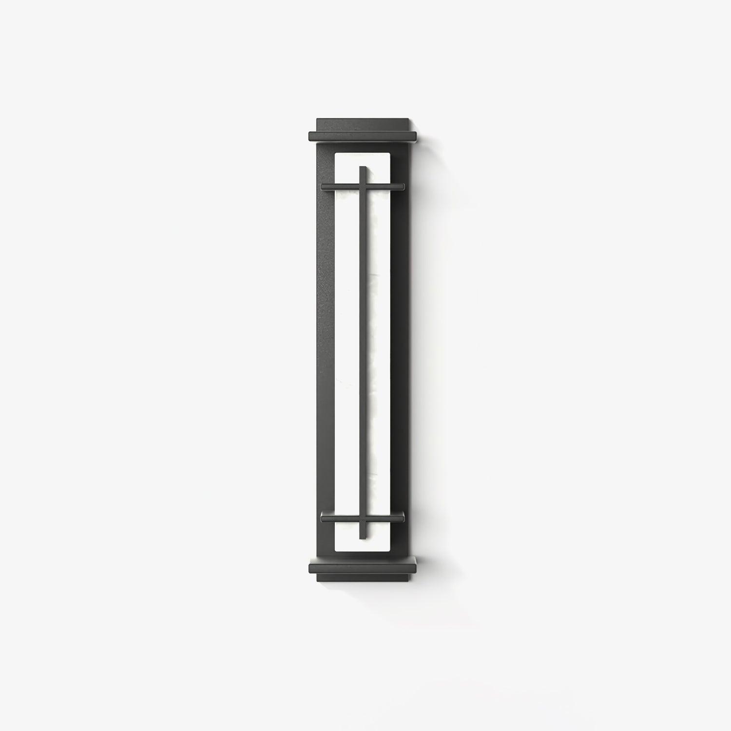 Ray Square Outdoor Wall Light  Imitation Alabaster Waterproof