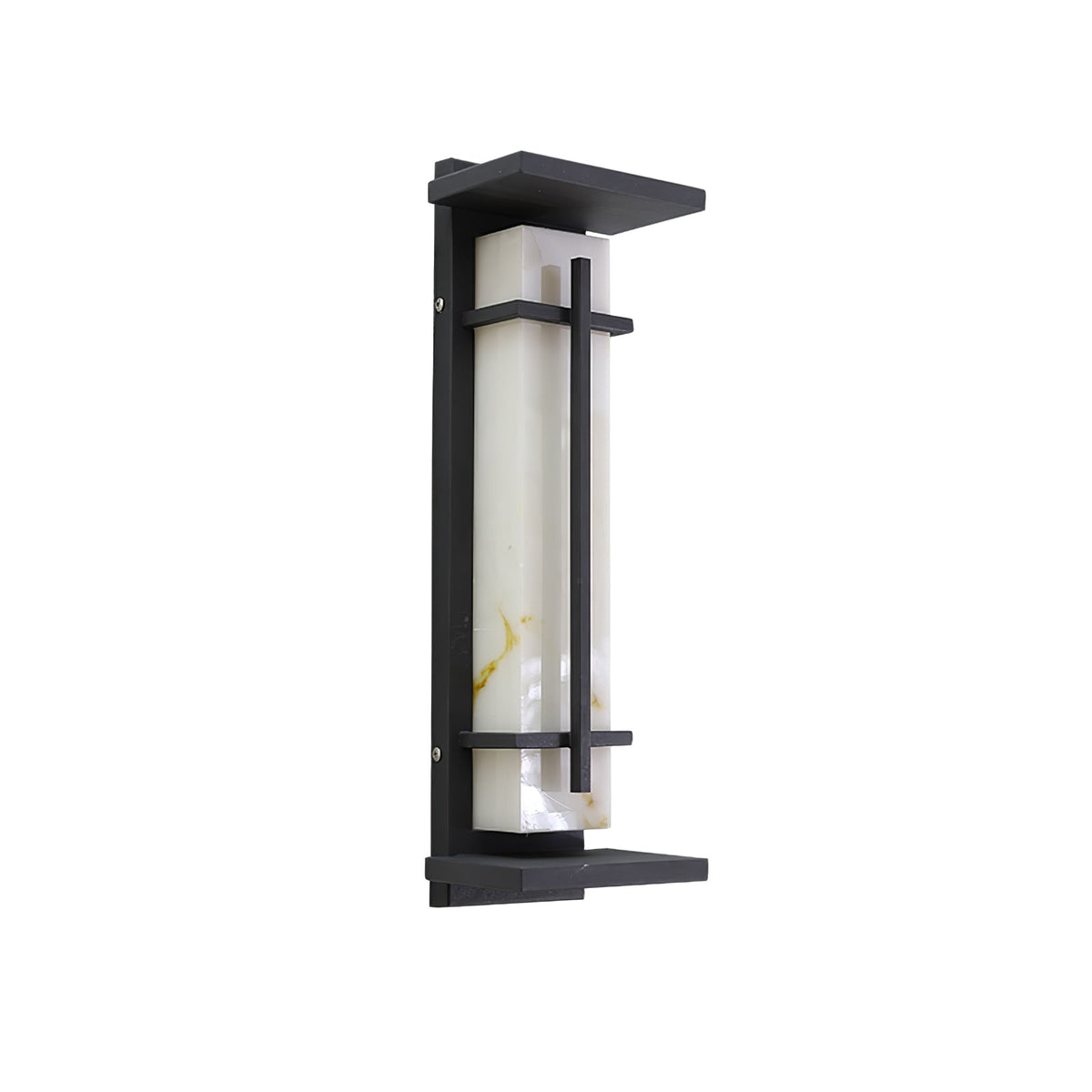 Avenirette Square Outdoor Wall Light Imitation Alabaster Waterproof
