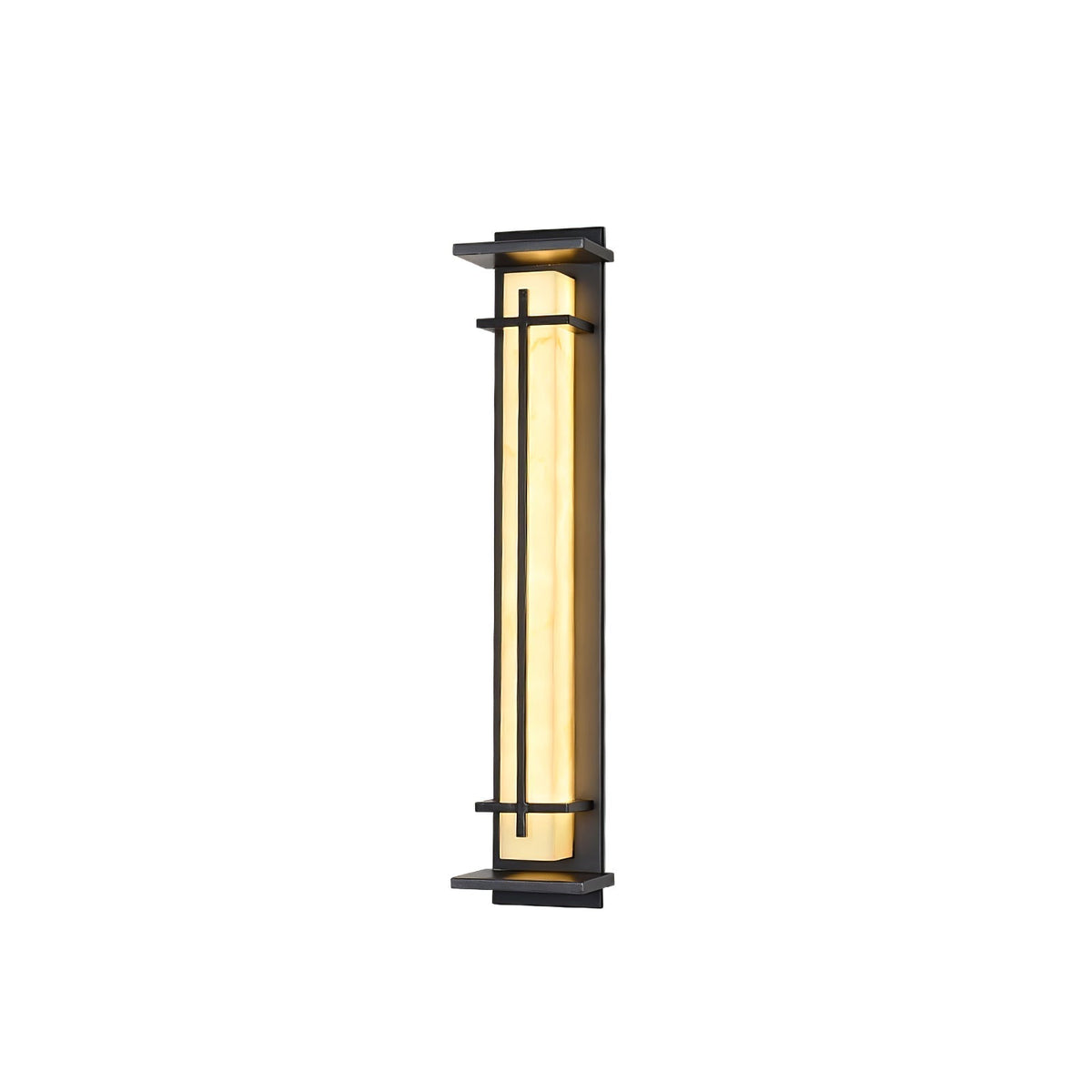 Avenirette Square Outdoor Wall Light Imitation Alabaster Waterproof
