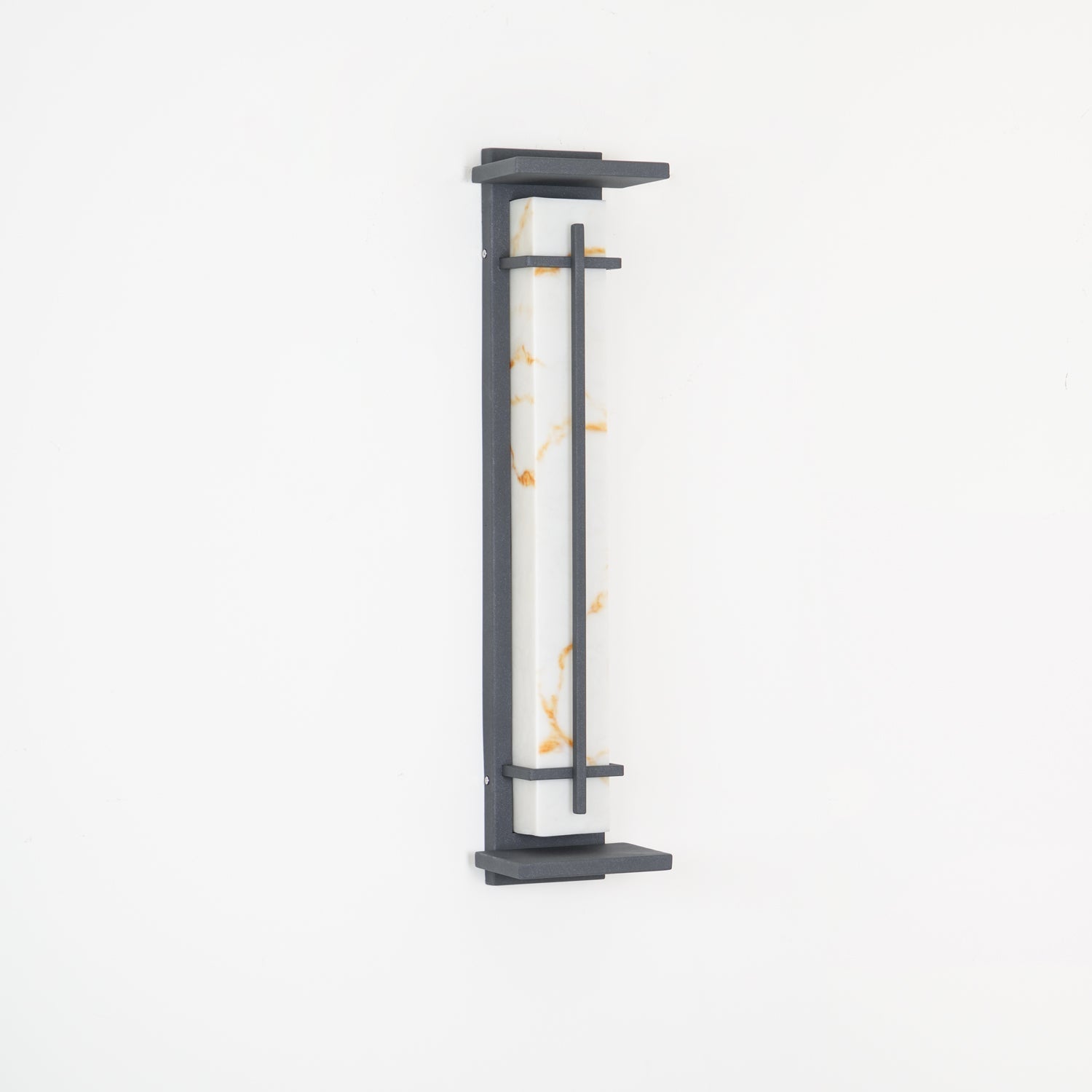 Ray Square Outdoor Wall Light  Imitation Alabaster Waterproof