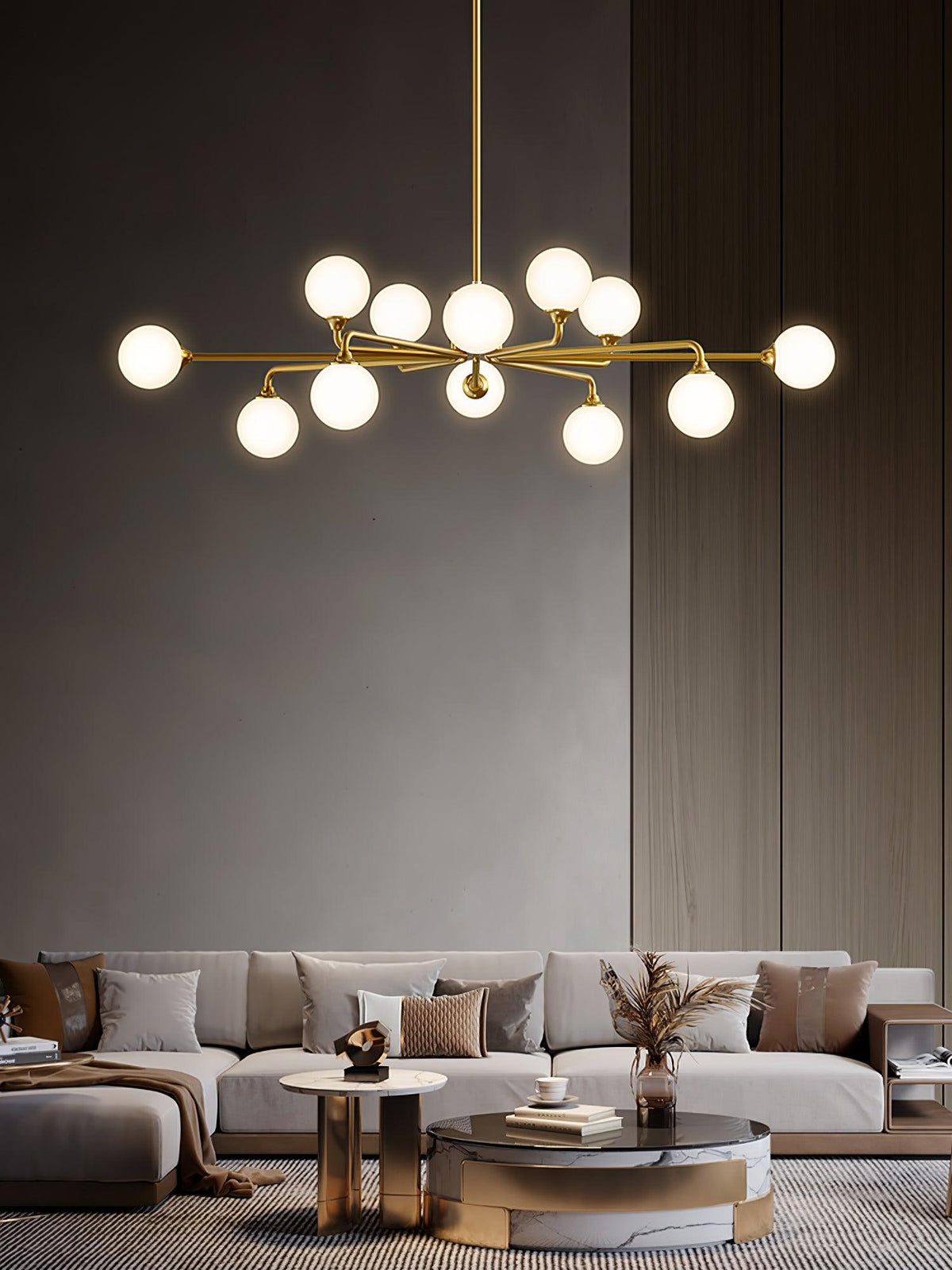 Nivor Modern Glass Chandelier