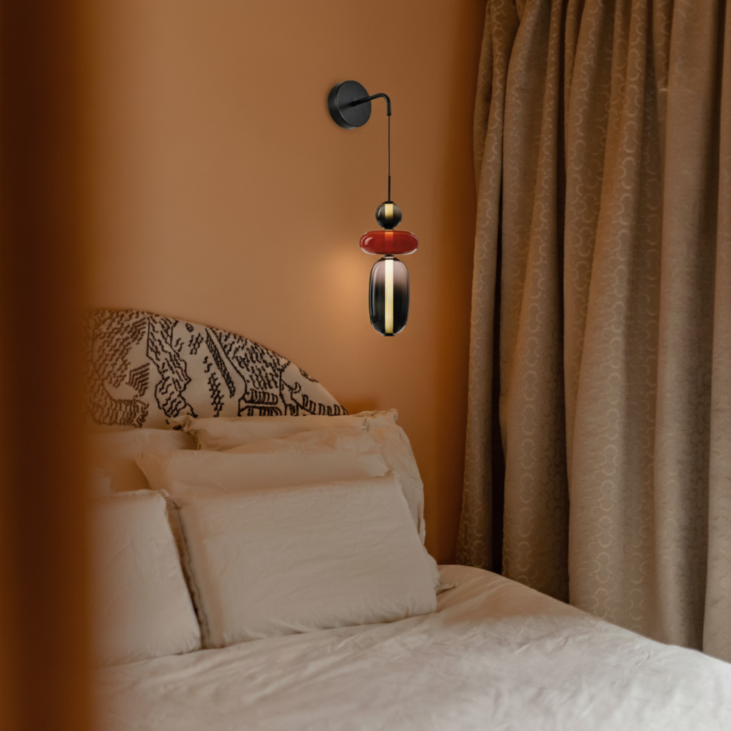 Noverik Stained Glass Wall Lamp