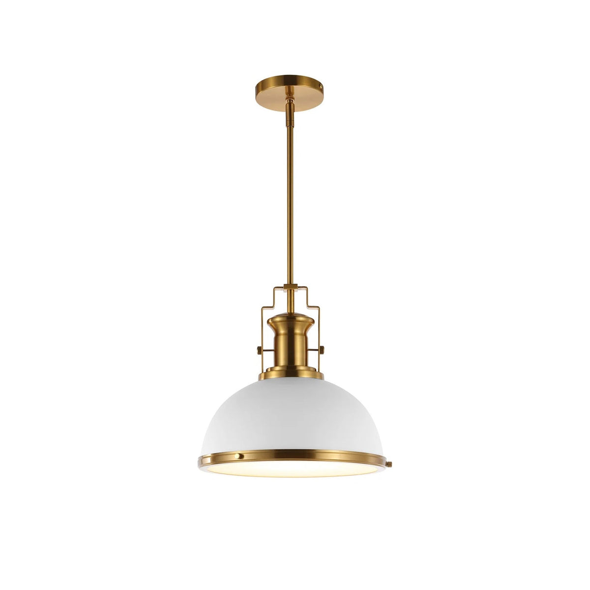 Staub Vintage Brass Pendant Lamp