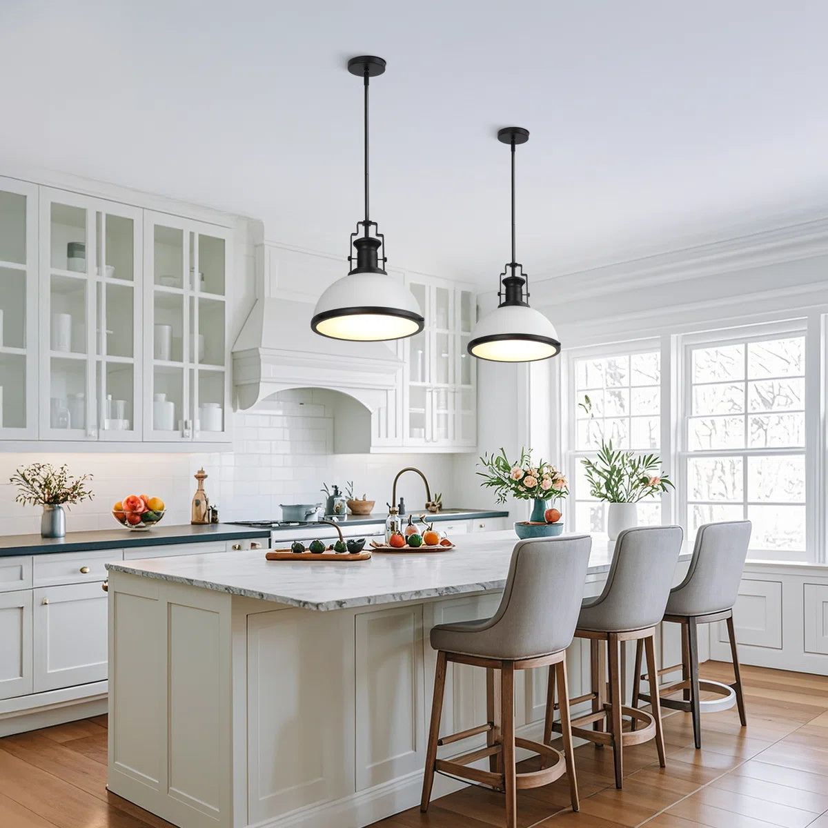 Staub Vintage Brass Pendant Lamp