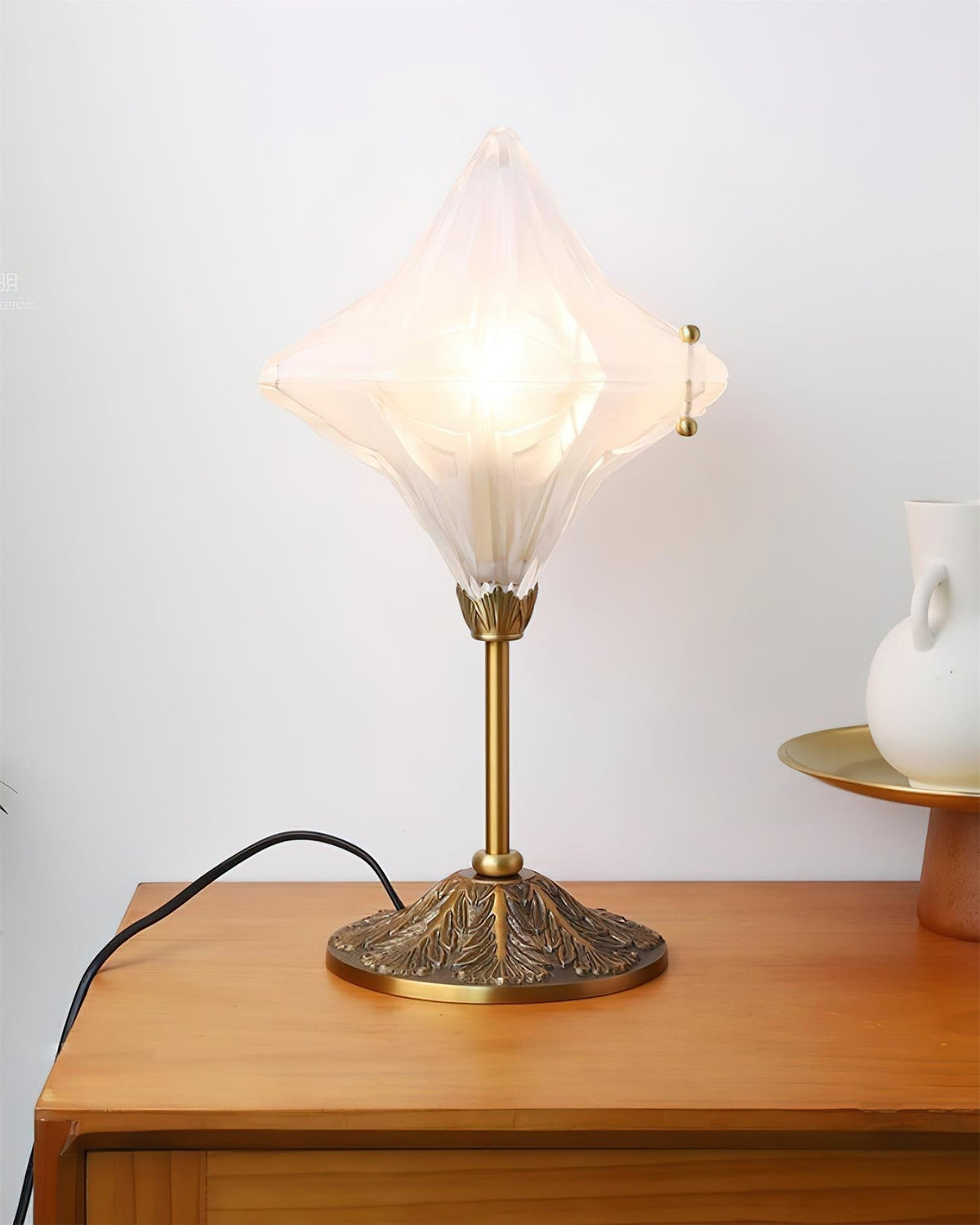 Travertine Table Lamp