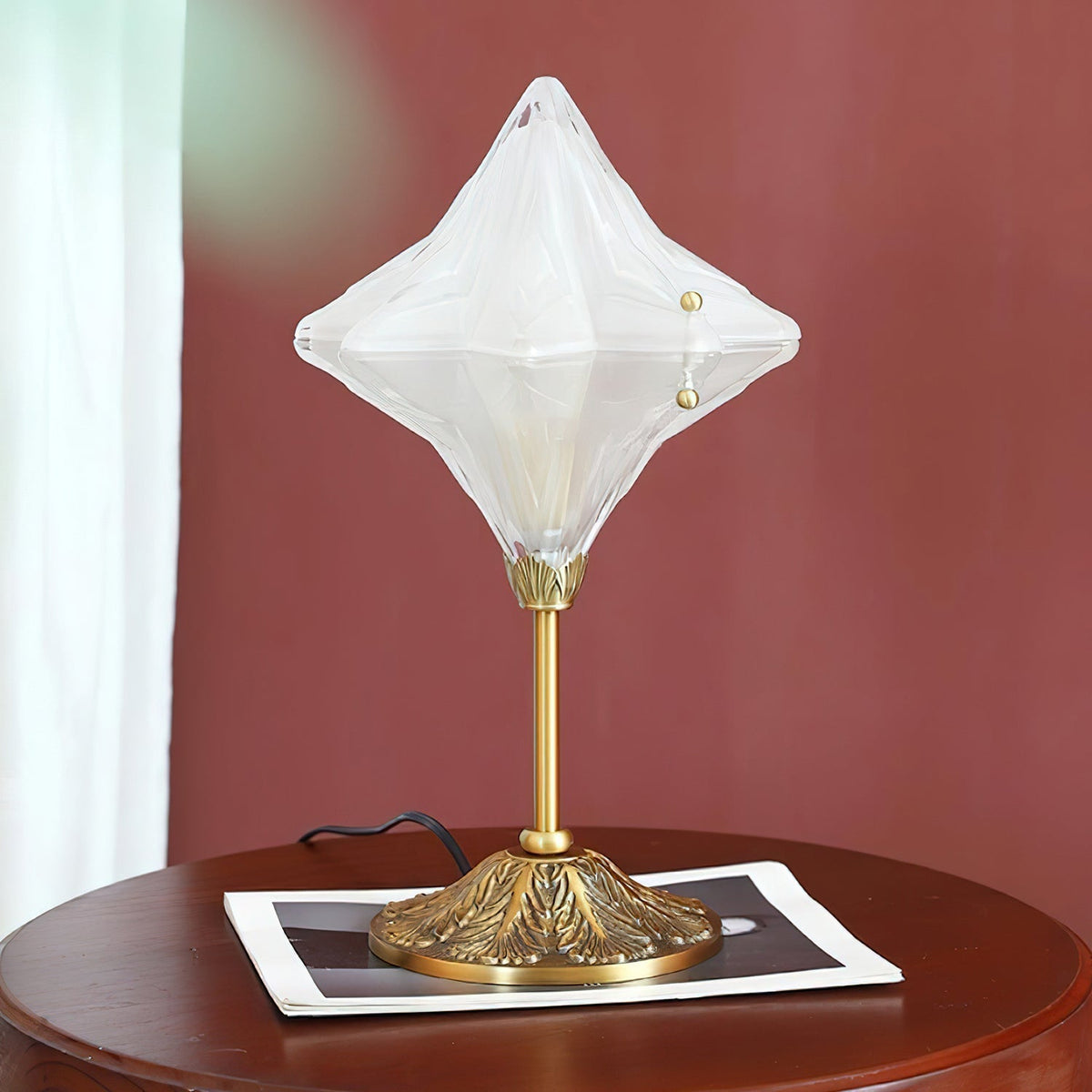 Travertine Table Lamp