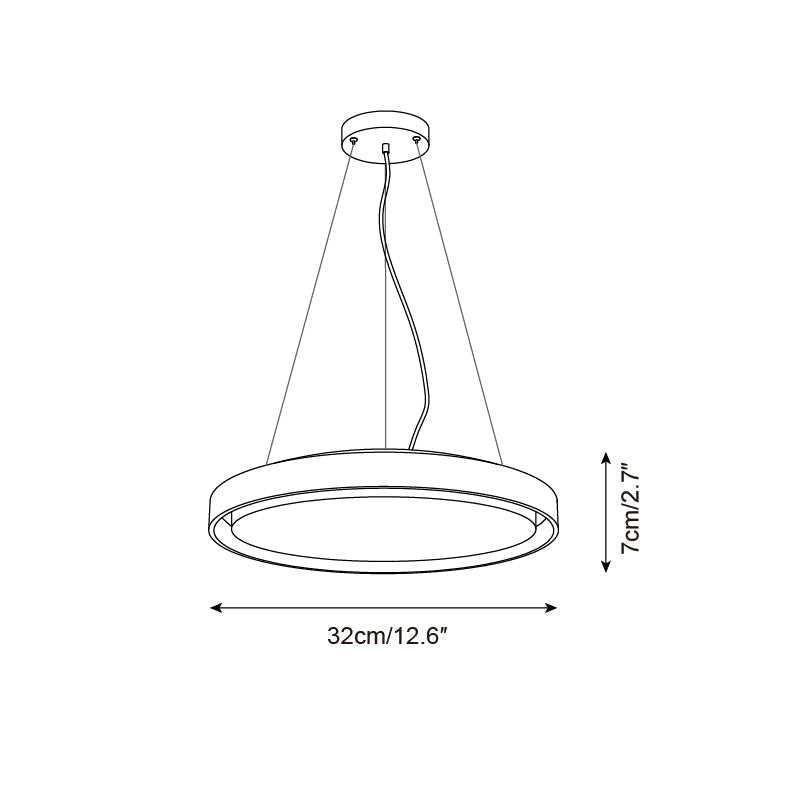 Tavaneria Pendant Light Travertine Ring