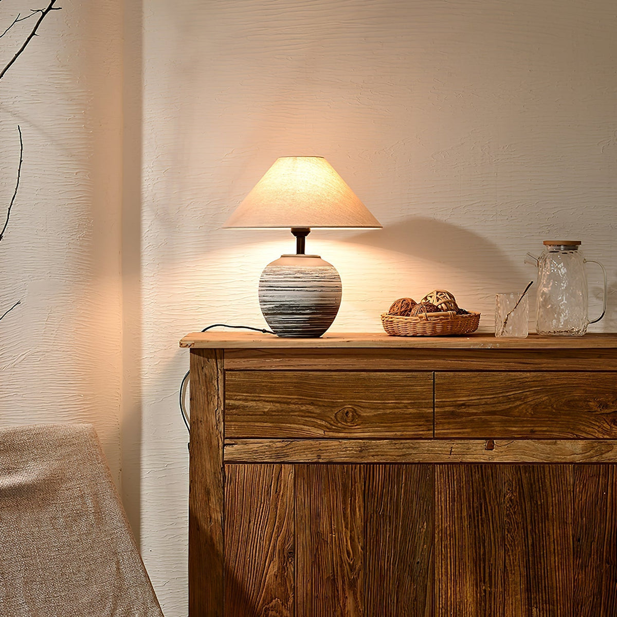 Striato Gradient Ceramic Table Lamp