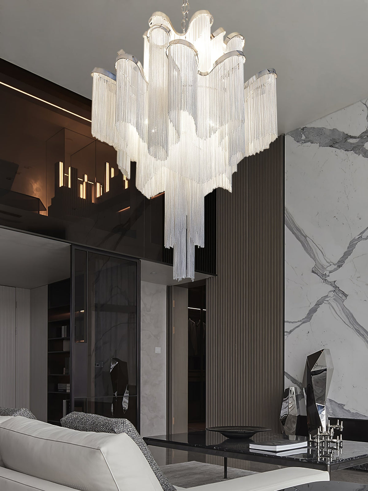 Noririne Stream Chain Chandelier