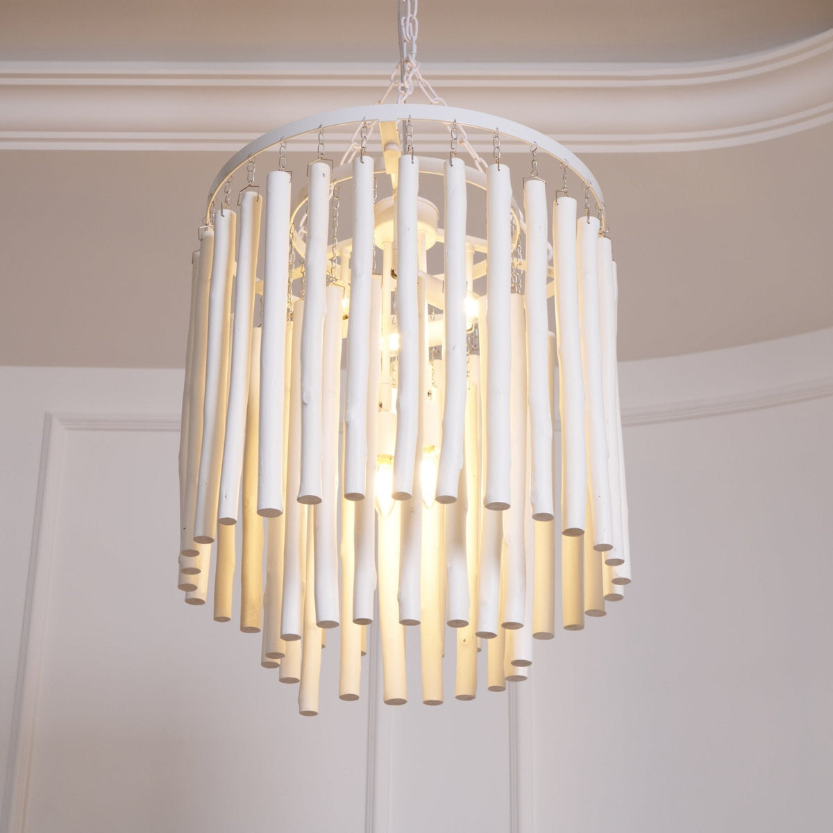 Xantir Postmodern Luxury Wood Chandelier