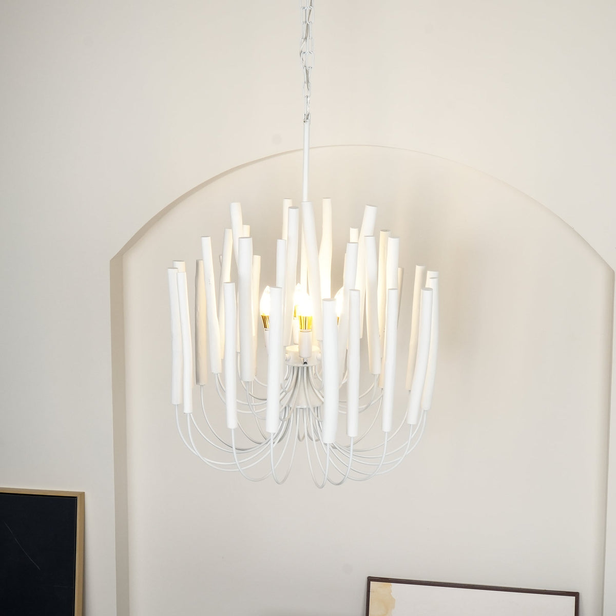 Xantir Postmodern Luxury Wood Chandelier