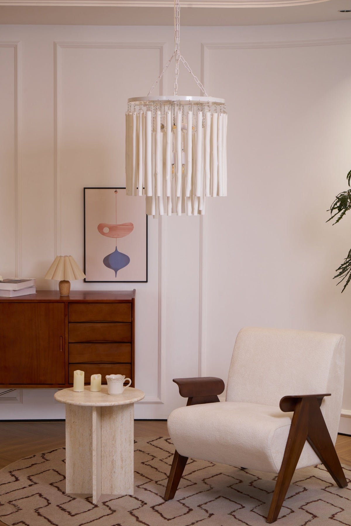 Xantir Postmodern Luxury Wood Chandelier