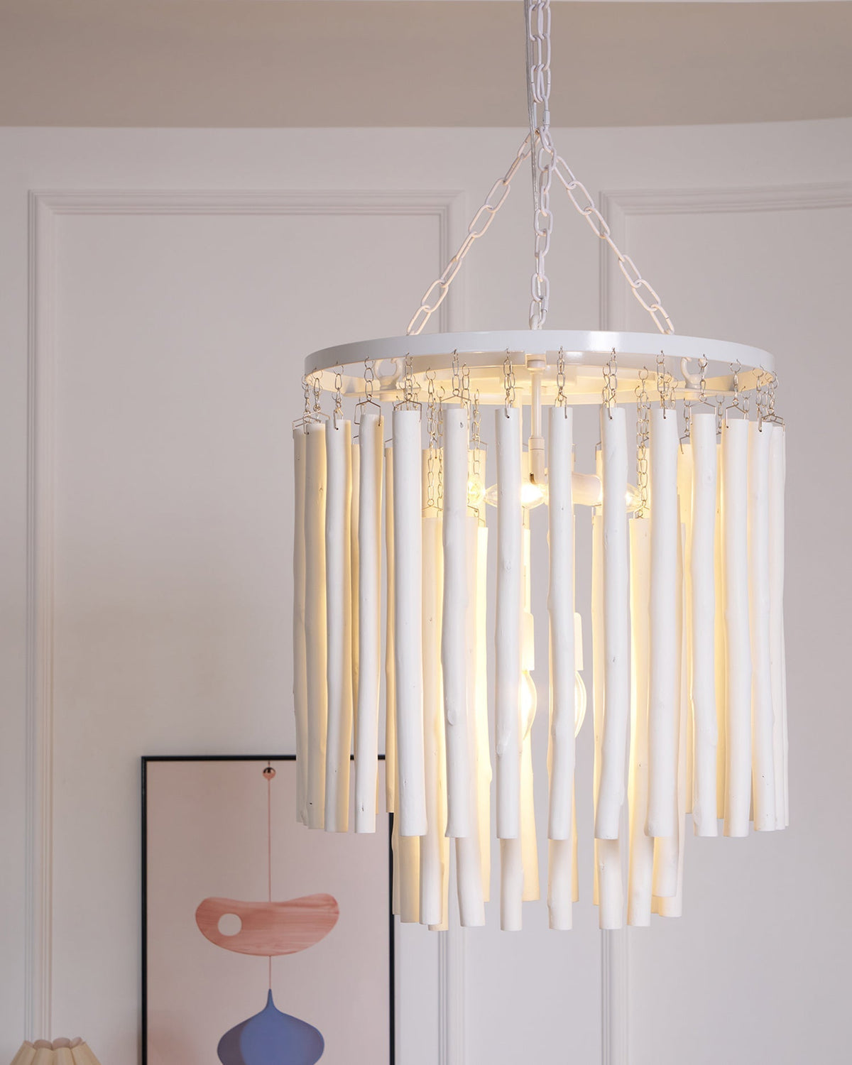 Xantir Postmodern Luxury Wood Chandelier