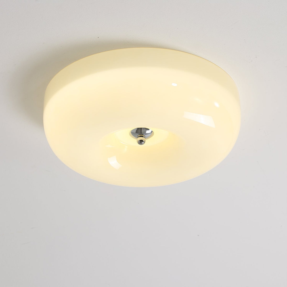 Cam Modern Minimalist Swirl Glass Ceiling Lamp