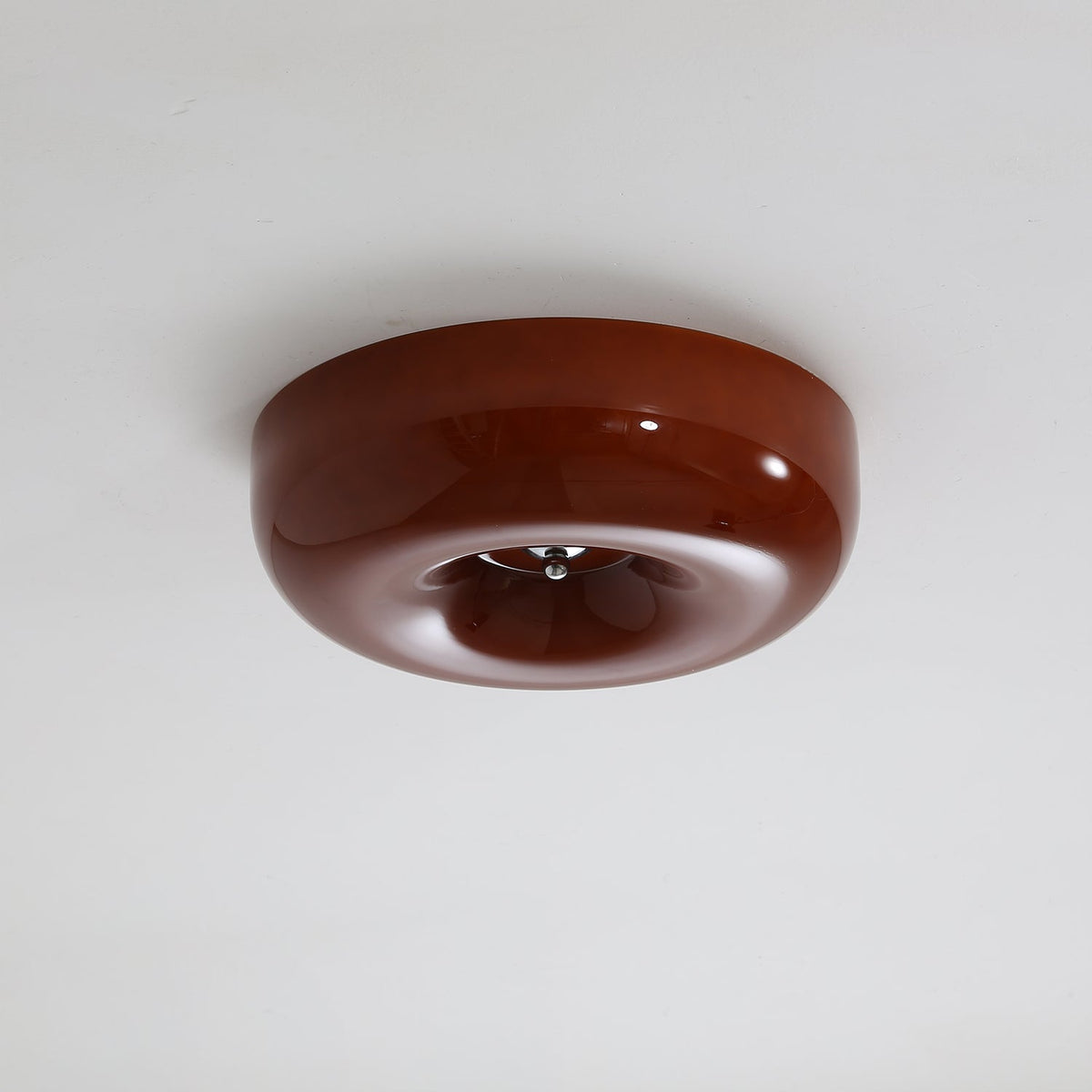 Cam Modern Minimalist Swirl Glass Ceiling Lamp