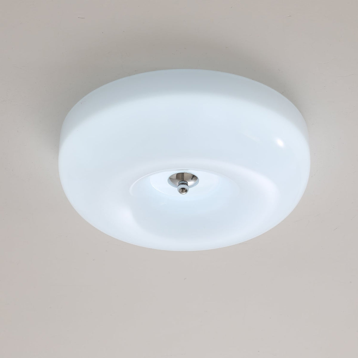 Cam Modern Minimalist Swirl Glass Ceiling Lamp