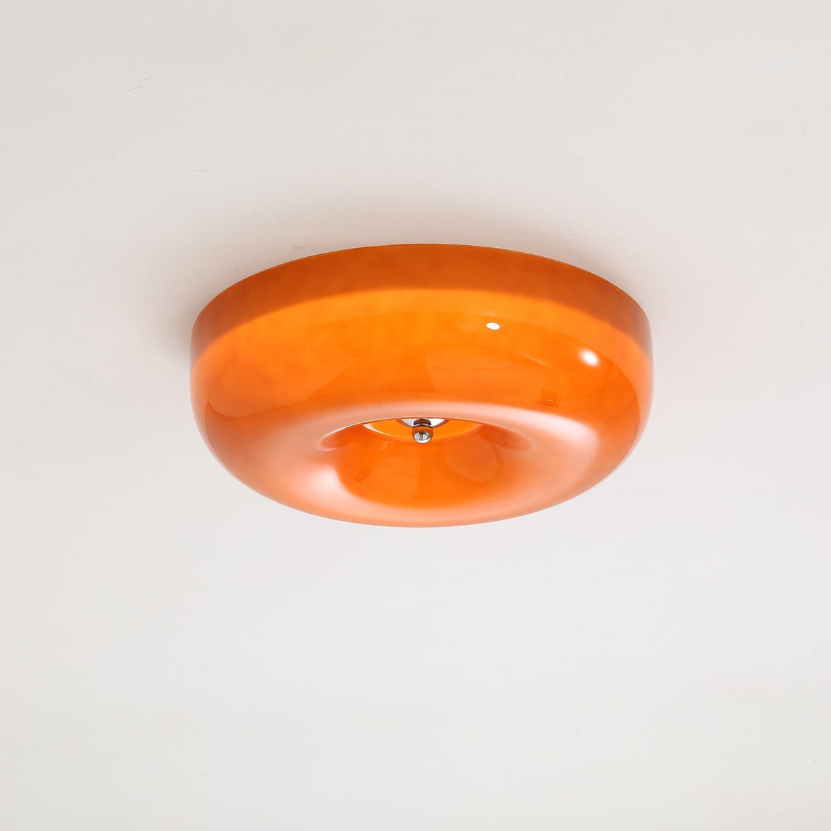 Cam Modern Minimalist Swirl Glass Ceiling Lamp