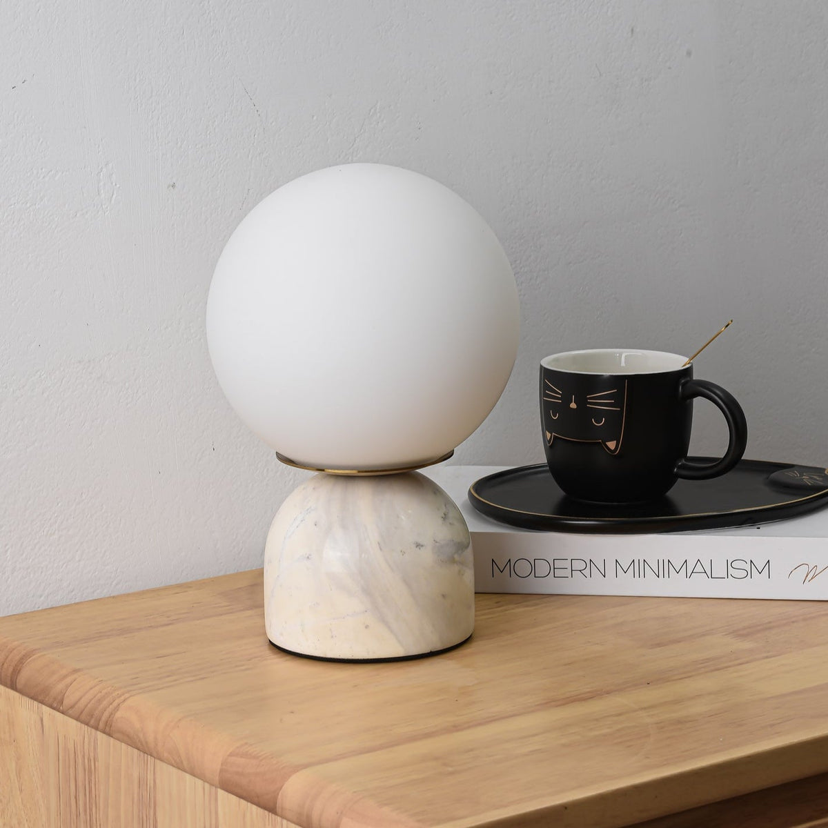 Caelum Marble Scandinavian Table Lamp
