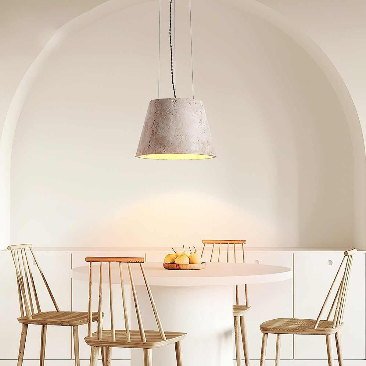 Ovelir Travertine Pendant Lamp