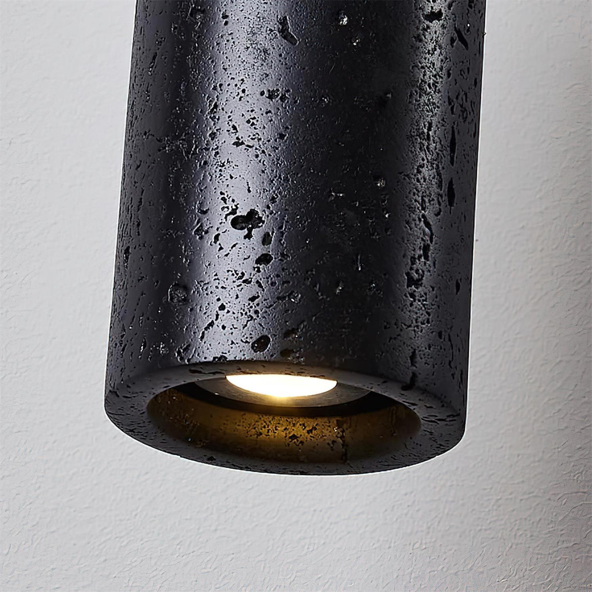 Nerova Pendant Light Travertine Wood Minimalist